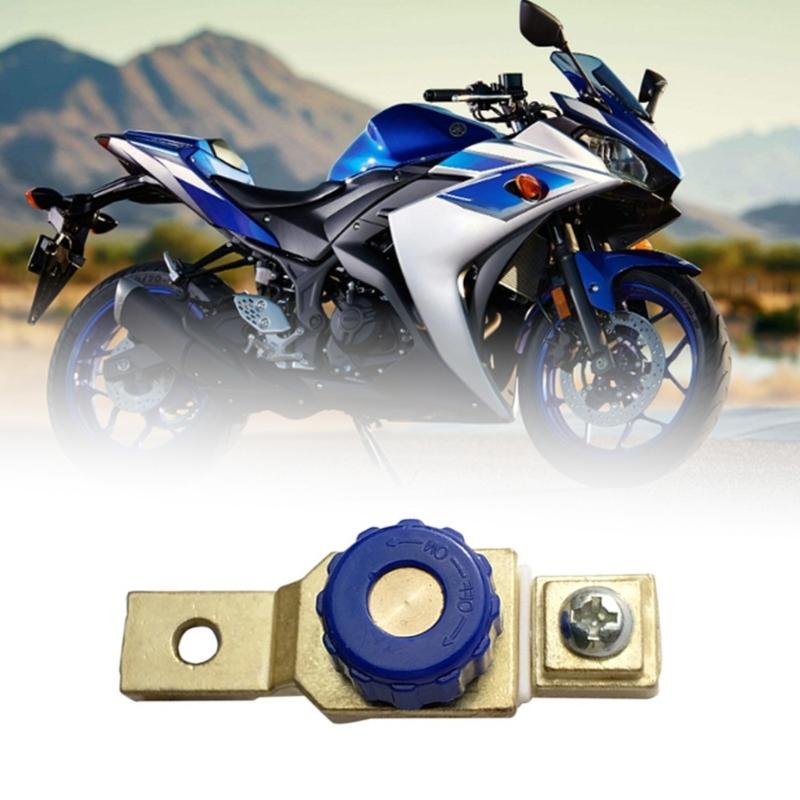 12V Battery Disconnect Knob Switches Metal Construction Battery Isolator Switches For Motorcycles And Marine Use