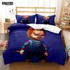 Funda Nórdica con Estampado de Payaso de Película de Terror de Halloween Funda de Almohada Juego de Ropa de Cama para Cama Queen Juego de Ropa de Cama de Lujo Personalizado Ropa de Cama Personalizada