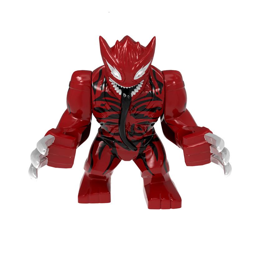 Marvel superhero building blocks, Spider Man, Venom, action characters, toys, anime characters, assembled dolls, birthday gifts