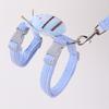 Cute Little Bee Cat Harness Leash Set I-Shaped Escape Proof Adjustable Walking Chest Strap for Kittens Cats