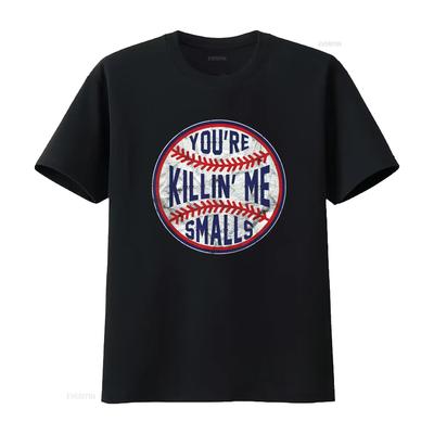 You Re Killin Me Smalls Funny Designer Baseball Trendy T Shirt for Women Stylish Summer Top Vintage Washed Fashion