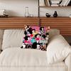 Mafalda Cartoon Cute Pillow Case Sofa Living Room Bedroom Headboard Backrest Cushion Square Cushion Nap Time