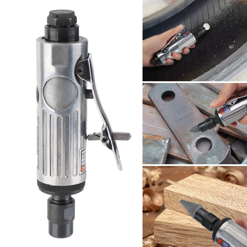 Car Tool 1/4" 16Pcs Air Grinder Mill Engraving Tool 1/8" Grinding Polishing Machine Kit Pneumatic Die Grinder Air Die Grinder