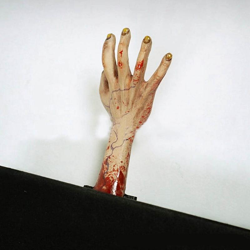Yaratıcı Çok Fonksiyonlu Korkunç El Imleri Komik Reçine El Sanatları Şeytan El Imi Kırtasiye Okuma Aracı Cadılar Bayramı Hediyeler