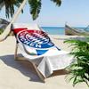 FCB Print Beach Towel, Large Soft Quick Dry Towel for Beach Camping Swimming