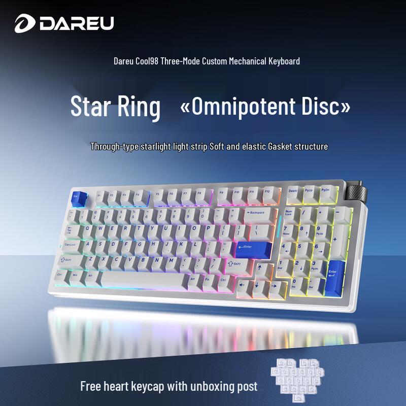 DAREU COOL98 Tri-Mode Gasket Gaming Mechanical Keyboard