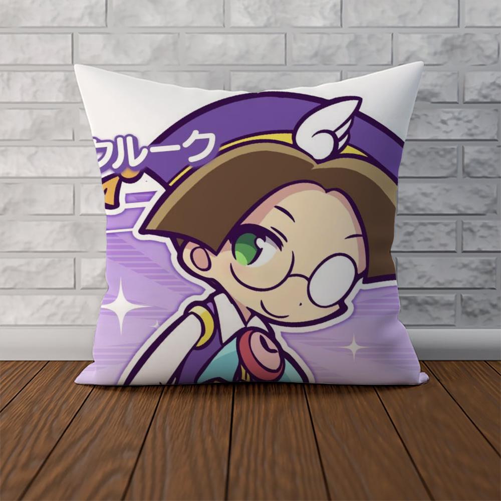 Puyo Pop Fever Kissenbezug Für Auto Sofa Dekorativ Zuhause Zweiseitiger Druck Plüsch Quadratisch Wurfkissen Kissenhülle