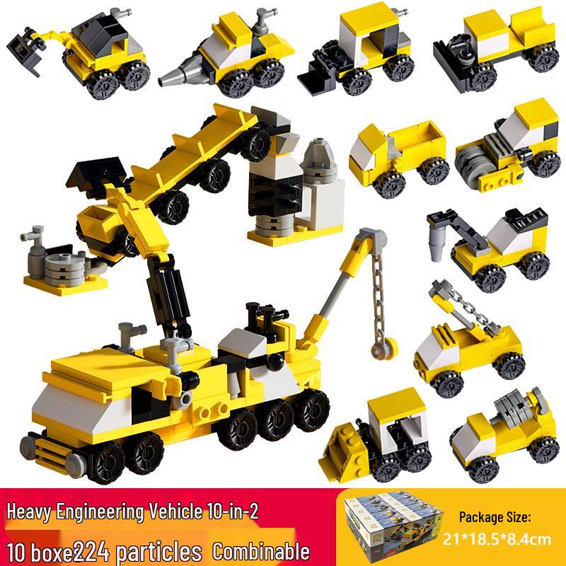 Xiaomingxing Bausteine - Kompatibel mit Lego, Pädagogisches Montagespielzeug mit kleinen Partikeln für Jungen