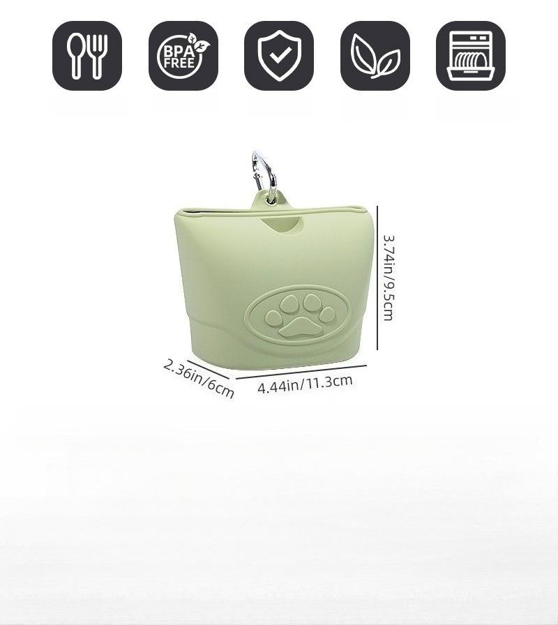 1Pc Outdoor Portable Dog Training Bag, Dog Walking and Feeding Bag