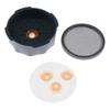 Pressure-activated attachment for AeroPress coffee makers
