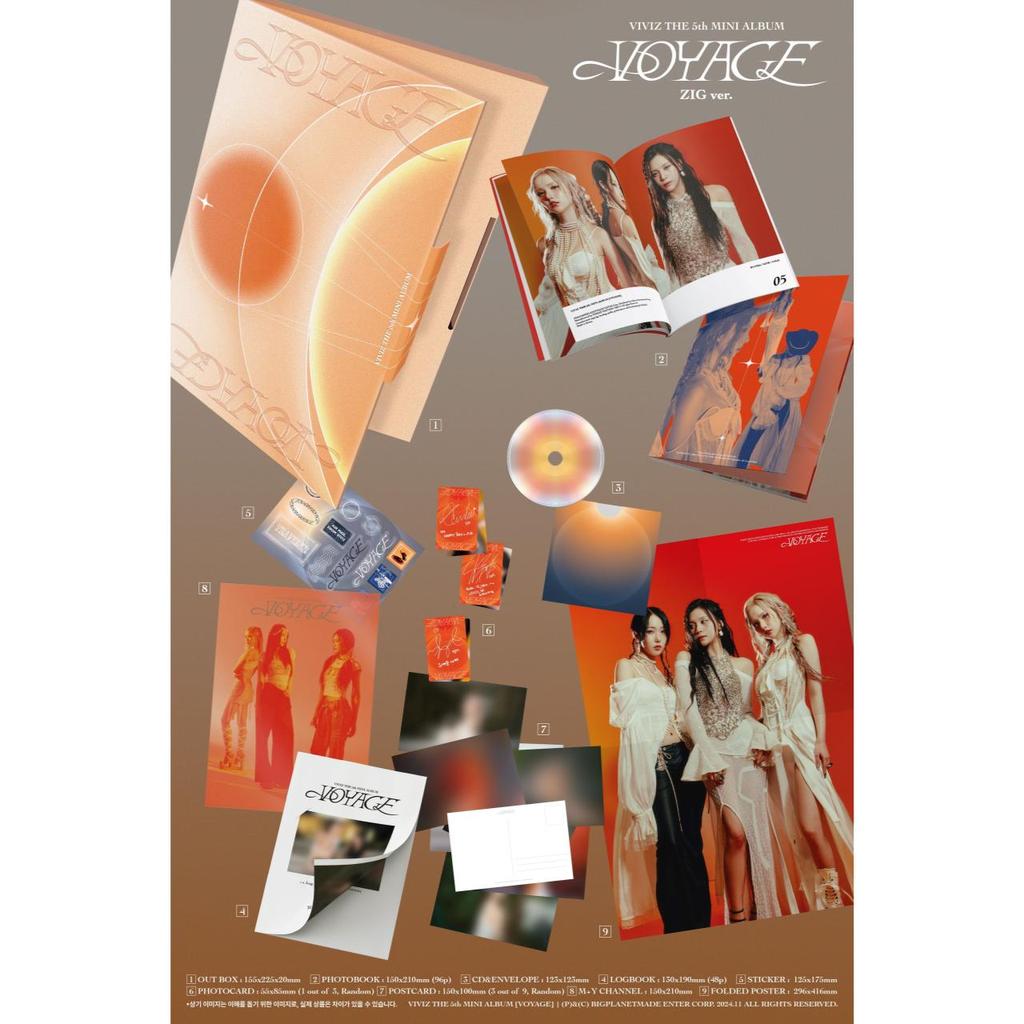 VIVIZ [VOYAGE] 5th Mini Album (POB)