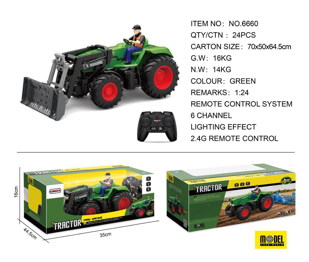 Metal Tractor Remote Control Vehicle