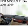 FOR NISSAN TIIDA 2005-2009  Car Dash Mat Dashmat Dashboard  Cover Sun Shade Dash Board Cover Carpet  Accessories
