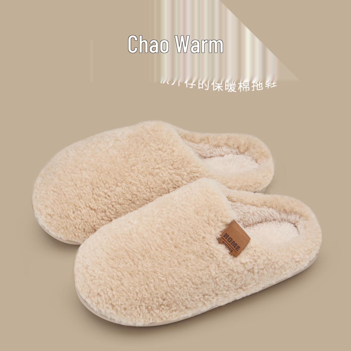 Women s Winter 2025 Cotton Plush Indoor Slippers - Warm, Comfortable, Antibacterial, and Non-Slip for Autumn and Winter. 38-39 (Fits 37-38)