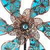 Metal Wind Spinner Stake Sculpture Ornaments For Outdoor Garden Yard Decoration Birthday Gift Easy Ground Installation