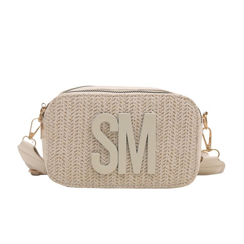 Summer Popular Women's Bags New Fresh and Beautiful Casual Letter Design Trend Wide Shoulder Strap Single Shoulder Messenger Bag