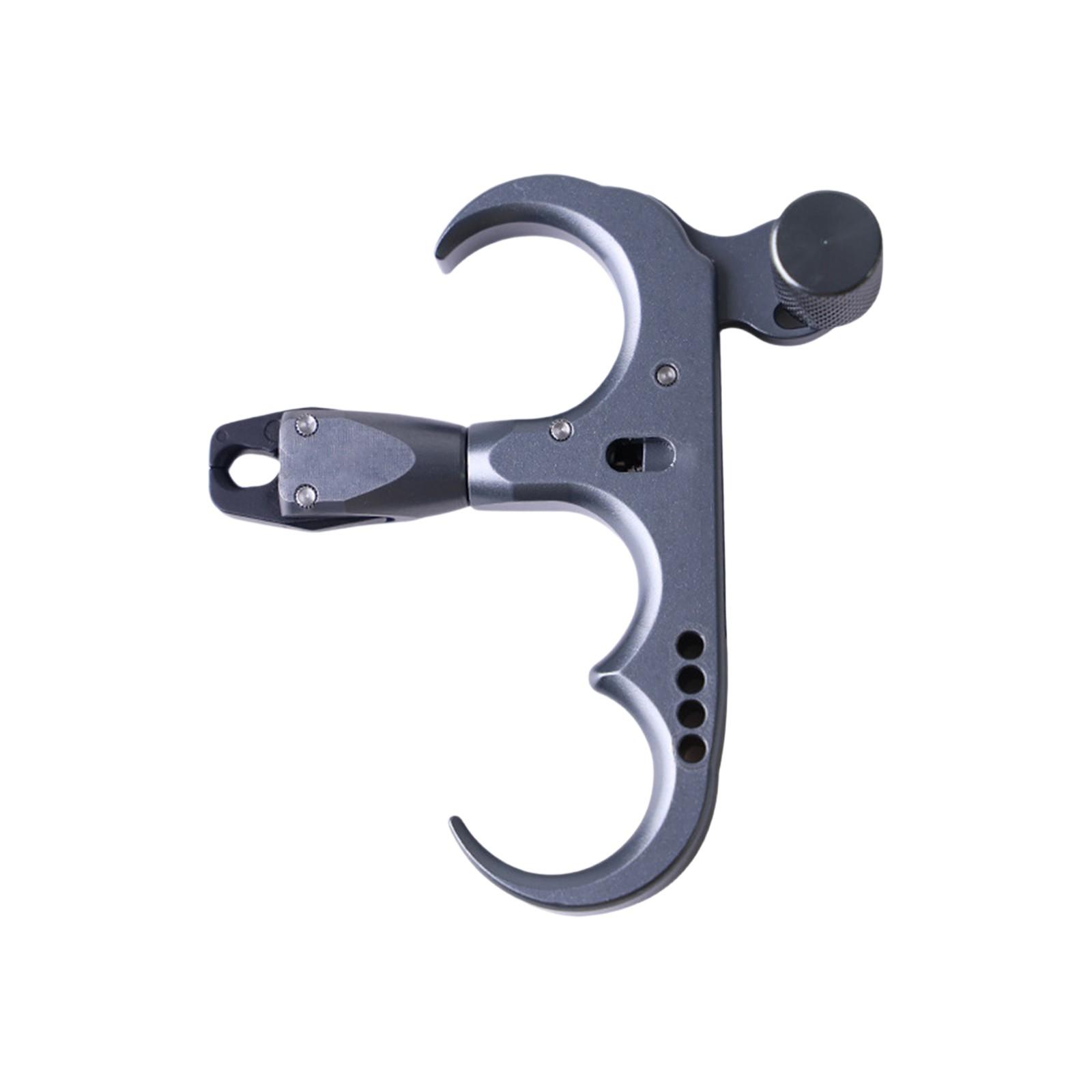 

Трипальцевий і великий палець відпуску: Допоміжний засіб для випуску стріли з лука розроблений для стилів випуску трьома пальцями та великим пальцем, забезпечуючи кілька функцій One Size