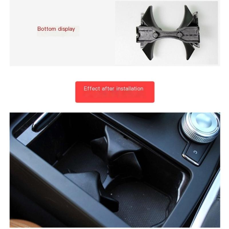 Car Front Cup Hold Secure & Convenient Drinck Stand Easy To Use & CleanBeverage Stand Simple Installation for W204
