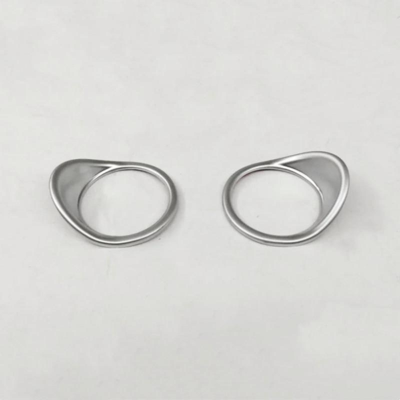 For Land Rover Range Rover Evoque 2012- Car Interior A-pillar Speaker Horn Ring Cover Trim ABS Matte Car Styling Accessories