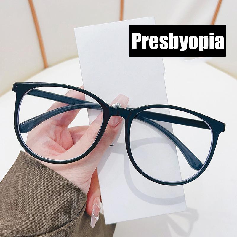 

Fashion Oversized Ladies Presbyopia Glasses Vintage Anti Blue Light Far Sight Eyeglasses Luxury Finished Optical Reading Eyewear Diopter