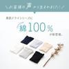 Shirasagi Knit Dry French Short with Sweat Beige 3-Pack, Skin, 100% Cotton, Sleeve, Sleeve, Sweat-Absorbing Underwear, Women's, Pads, M9482P-E, LL,