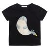 Sealook TV Kids T-shirts Kawai Cotton Tees Fashion Short Sleeve Spring and Summer Tops Slight Strech Crew Neck Clothing