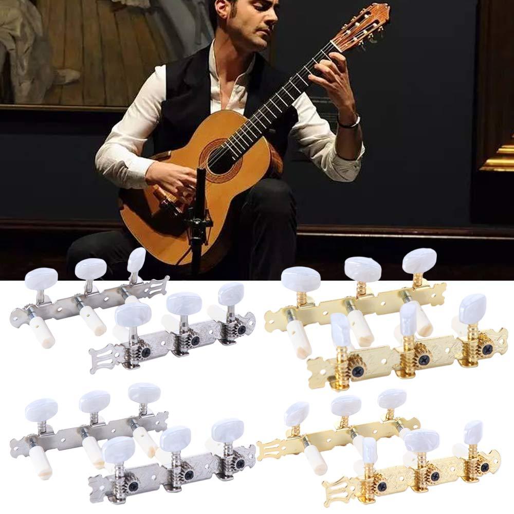 

2Pcs/Set Machine Heads Classical Guitar Tuning Pegs Guitar String Tuning Pegs Stringed Instruments Style B