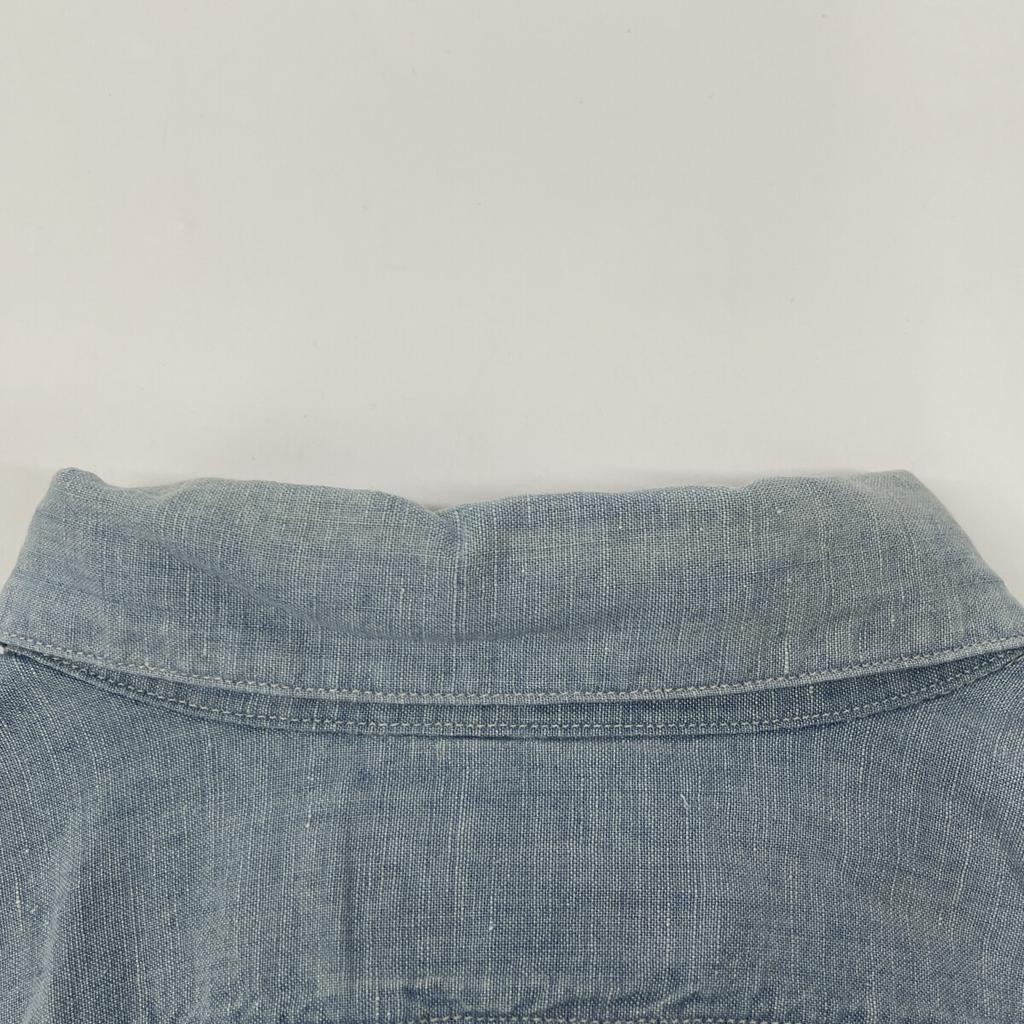 RRL Light Blue Half Sleeve Shirt tops M Light blueUsed