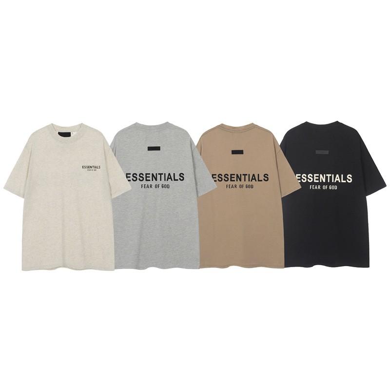 Základy 3D Silikonový Potisk Bavlněné Tričko Šortky Set Unisex Volný Streetwear Outfit