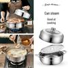 BAYCO 28cm Stainless Steel Multi-purpose Steamer Pot