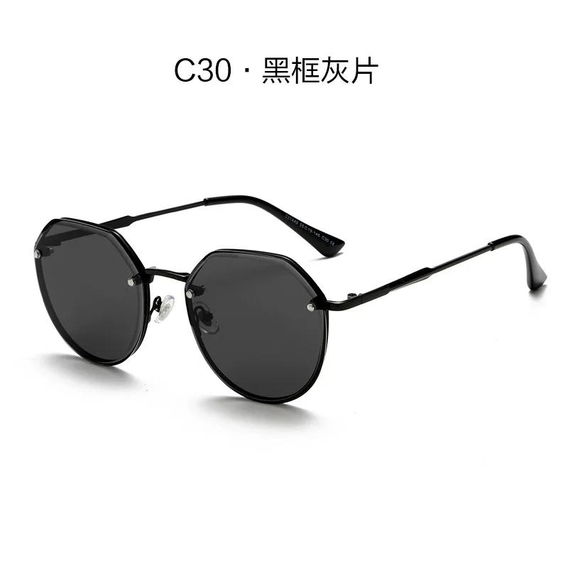 

Polygon Sunglasses Men Vintage Octagon Metal Sunglasses for Women Luxury Brand Goggle Sun Glasses Ladies Gafas De Sol UV400 As Photos Showing чорний