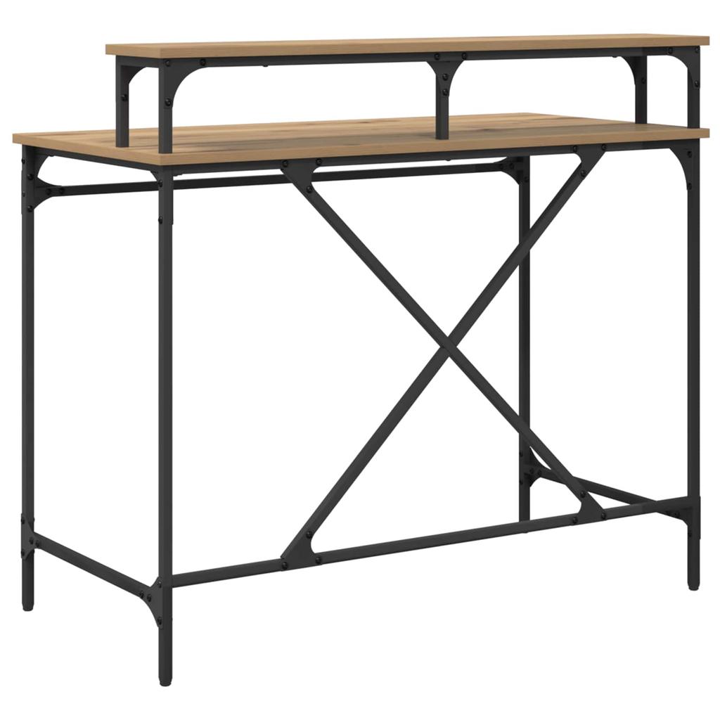 Artisan Oak Desk 100 x 50 x 90 cm Particleboard