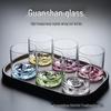 MDNG Colored Mountain Glass Whiskey Tumbler