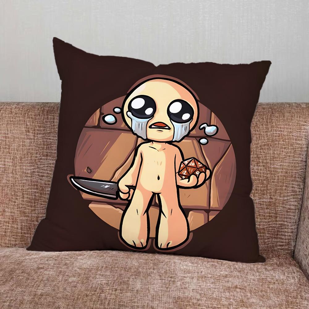 Game The B-Binding Of Isaac Pillow Case For Home Bedroom Car Office Decoration Living Room Sofa Cushion Cover Suitable