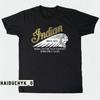Indian Motorcycle Kopš 1901. gada Logotips Unisex Melns T-krekls S-5XL Unisex T-krekls