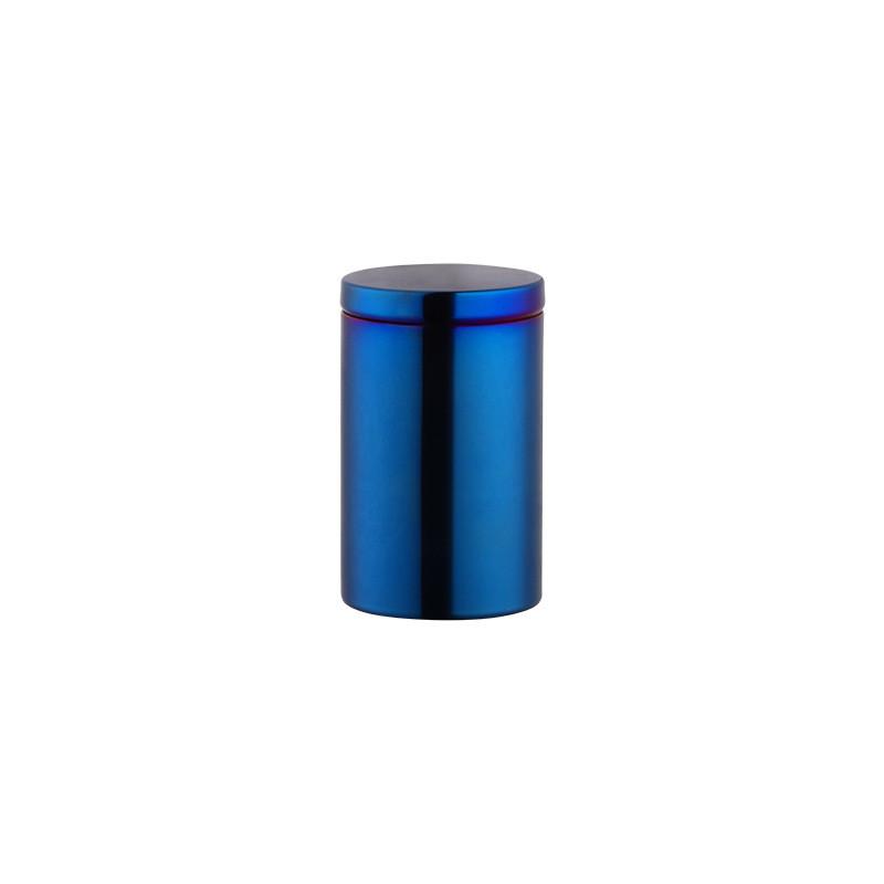 Modern Minimalist Stainless Steel Tea Canister With Sealed Lid For Storage And Preservation