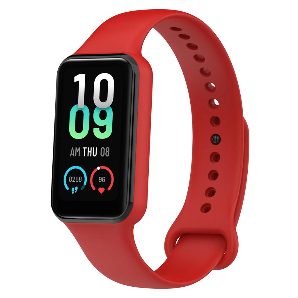 Soft Silicone Sport Strap For Amazfit Band 7 Bracelet Replacement Watchband For Amazfit Band 7 Wrist Strap Smart Watch Correas