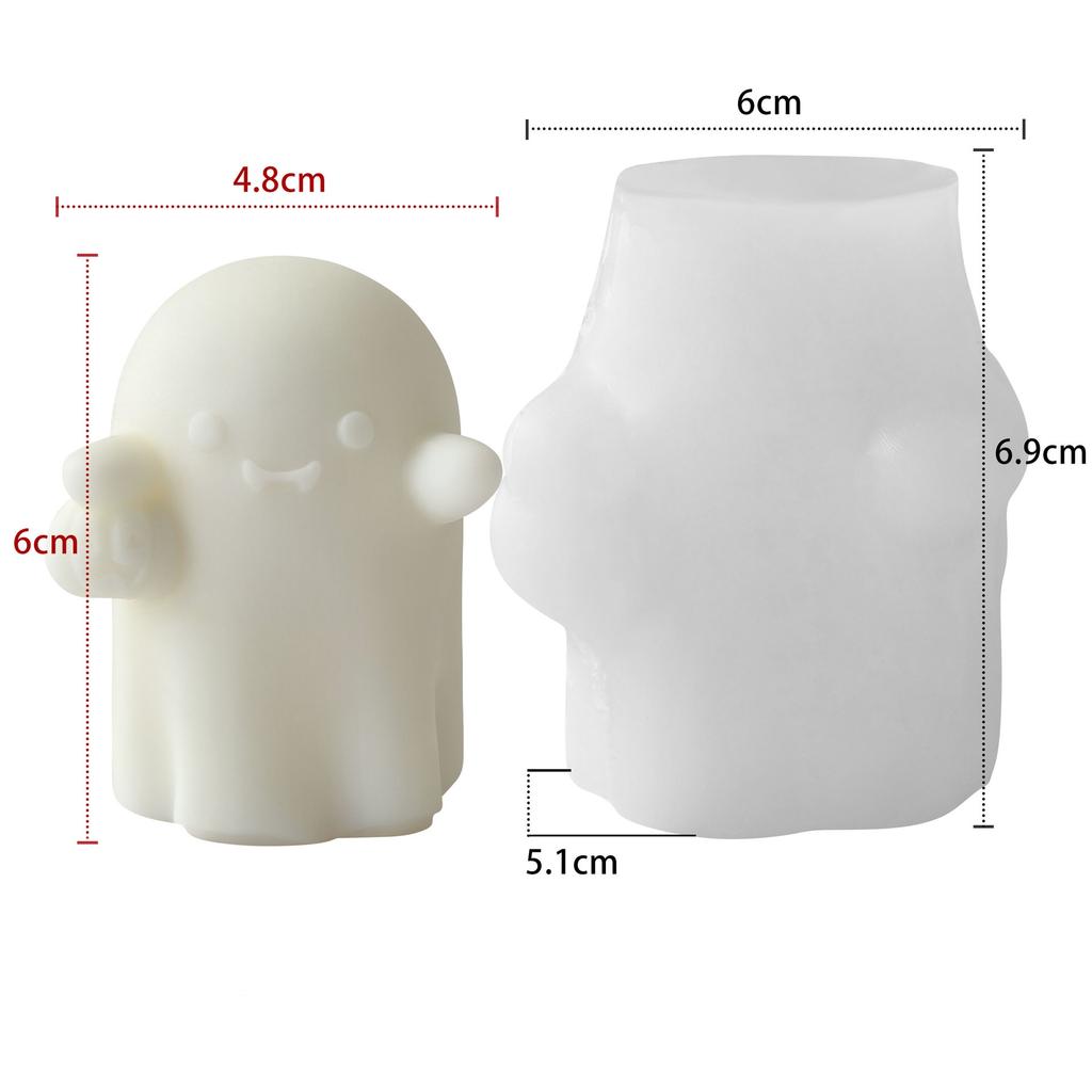 Halloween Candle Mold Elastic 3d Pumpkin Silicone Mold Aroma Candle Mold Reusable For Plaster Decorations Resin Ornaments