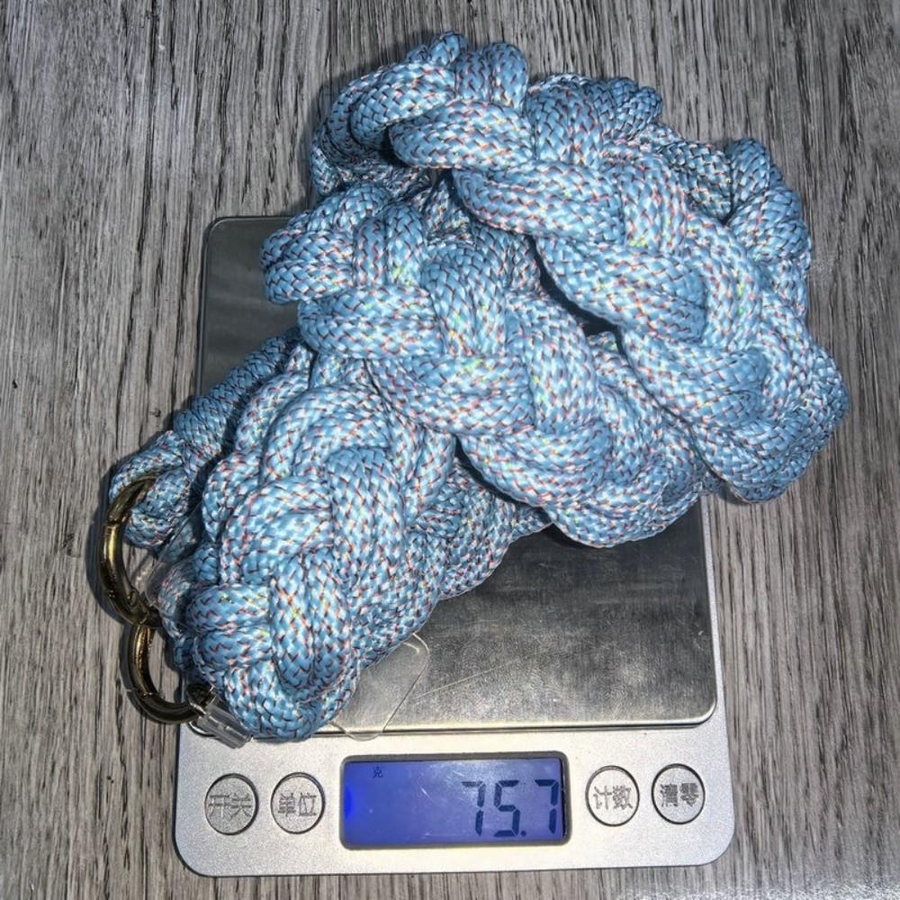 Macrame Woven Phone Lanyard Clear TPU Connector Neck Phone Strap Phone Keychain Strap for Phones
