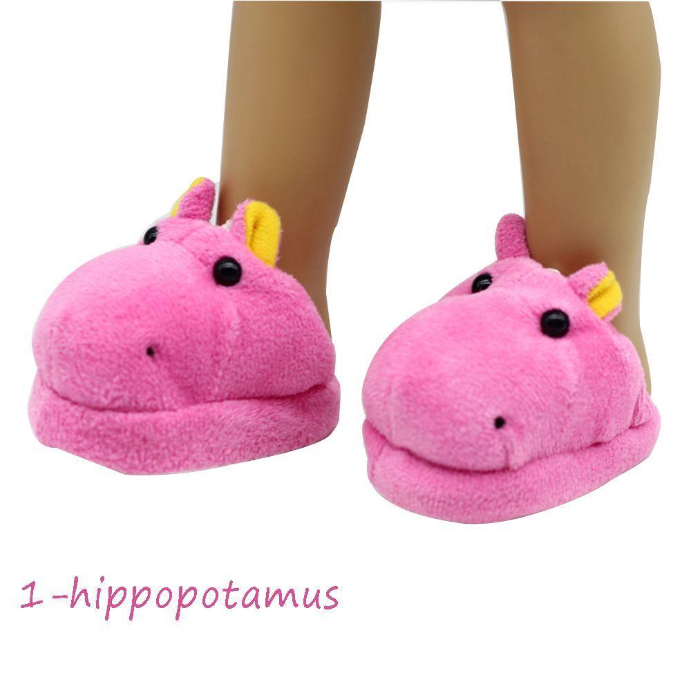 Summer Shoes Sandal Slipper For 25cm Mellchan Doll Accessory Black 3 Pair