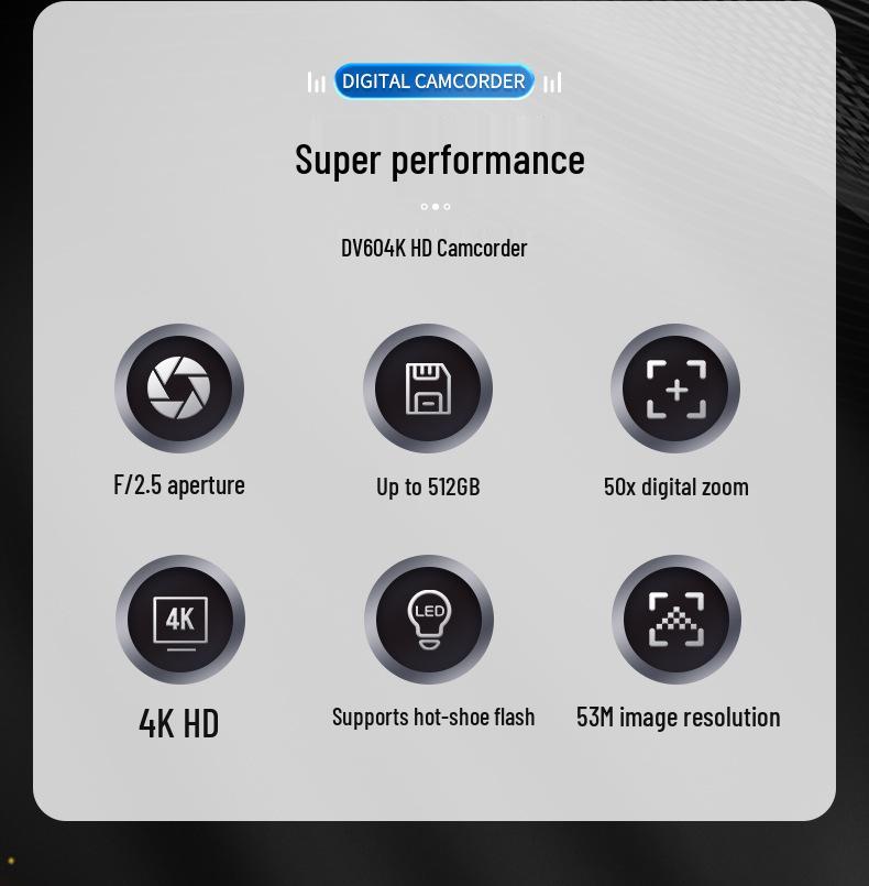 Temu 4K Ultra HD WiFi Camera: Stylish Digital Camera for High-Definition Photos and Videos