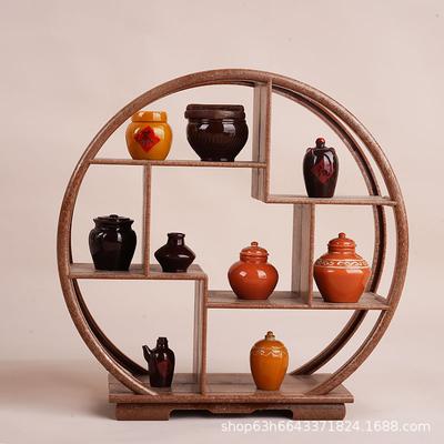 Simulation Retro Mini Bogu Frame Vase Playing House Doll House Children'S Miniature Model Ornament Toy