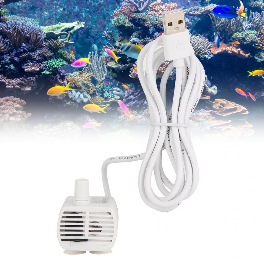 Fashionable USB Mini Pump Submersible Water Pump for Fish Tank Aquarium Pet Water Dispenser Waterproof Submersible Aquarium