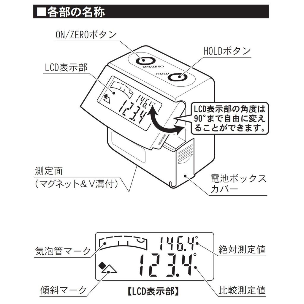Niigata Seiki SK Digital Level Box with Magnet DB-180B