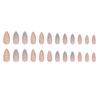 Künstlicher Nagel, dreidimensionales, abnehmbares Nagelkunststück, einfacher Fleck, unregelmäßiger Nagelfleck aus Goldfolie, 24