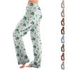 Pantaloni Pigiama da Donna in Flanella con Stampa Natalizia, Comodi e Caldi Pantaloni da Notte