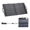 VEVOR Panou Solar Bifacial de 100W, Pliabil Monocristalin Tip N cu 16BB, Încărcător Panou Solar Pliabil, Eficiență 24%, Portabil cu Ieșire MC4, USB-A (QC3.0)