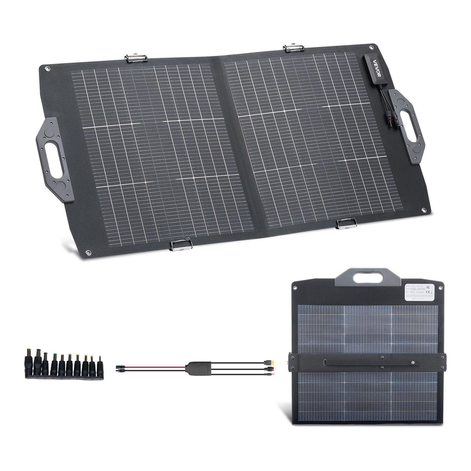 VEVOR 100W Bifacial Solar Panel, 16BB