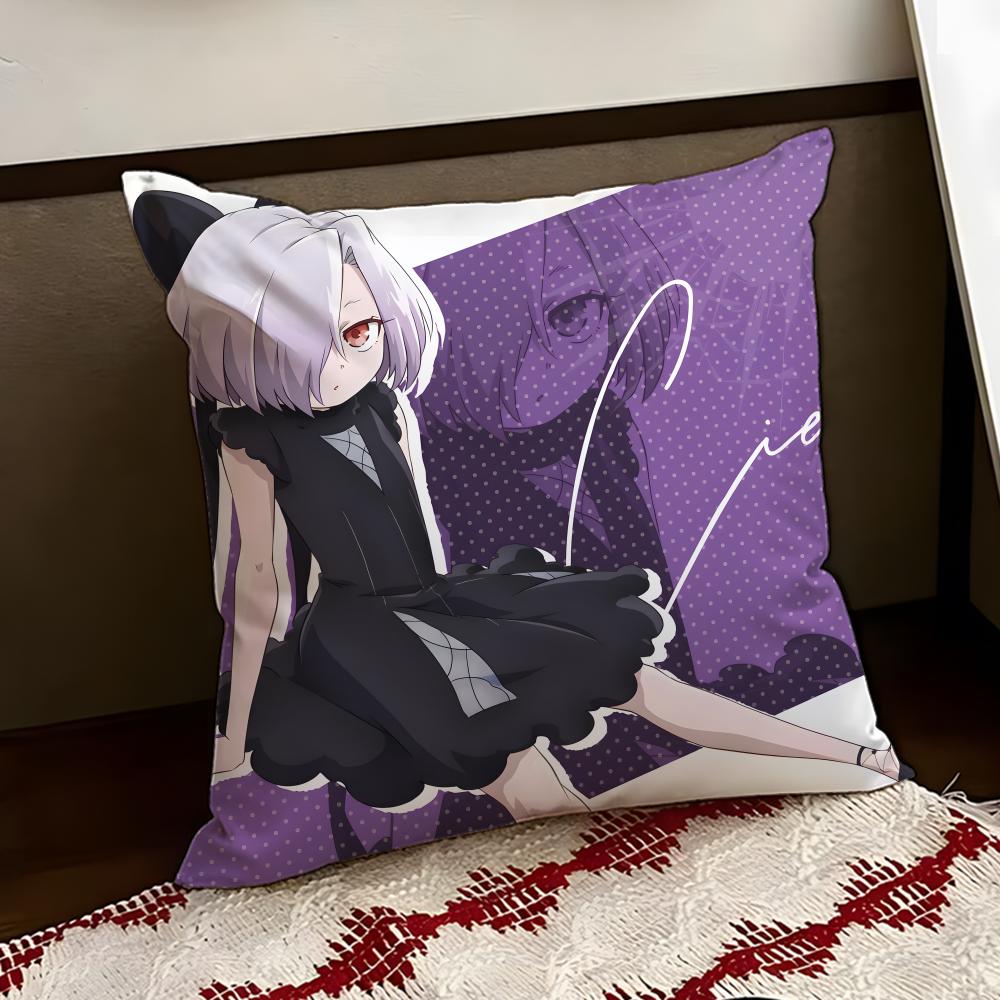 Housse de coussin Héroïne Mignonne Timide d'Anime Réversible Douce Durable pour Maison Voiture Utilisation Multi-Scènes pour le Confort Quotidien