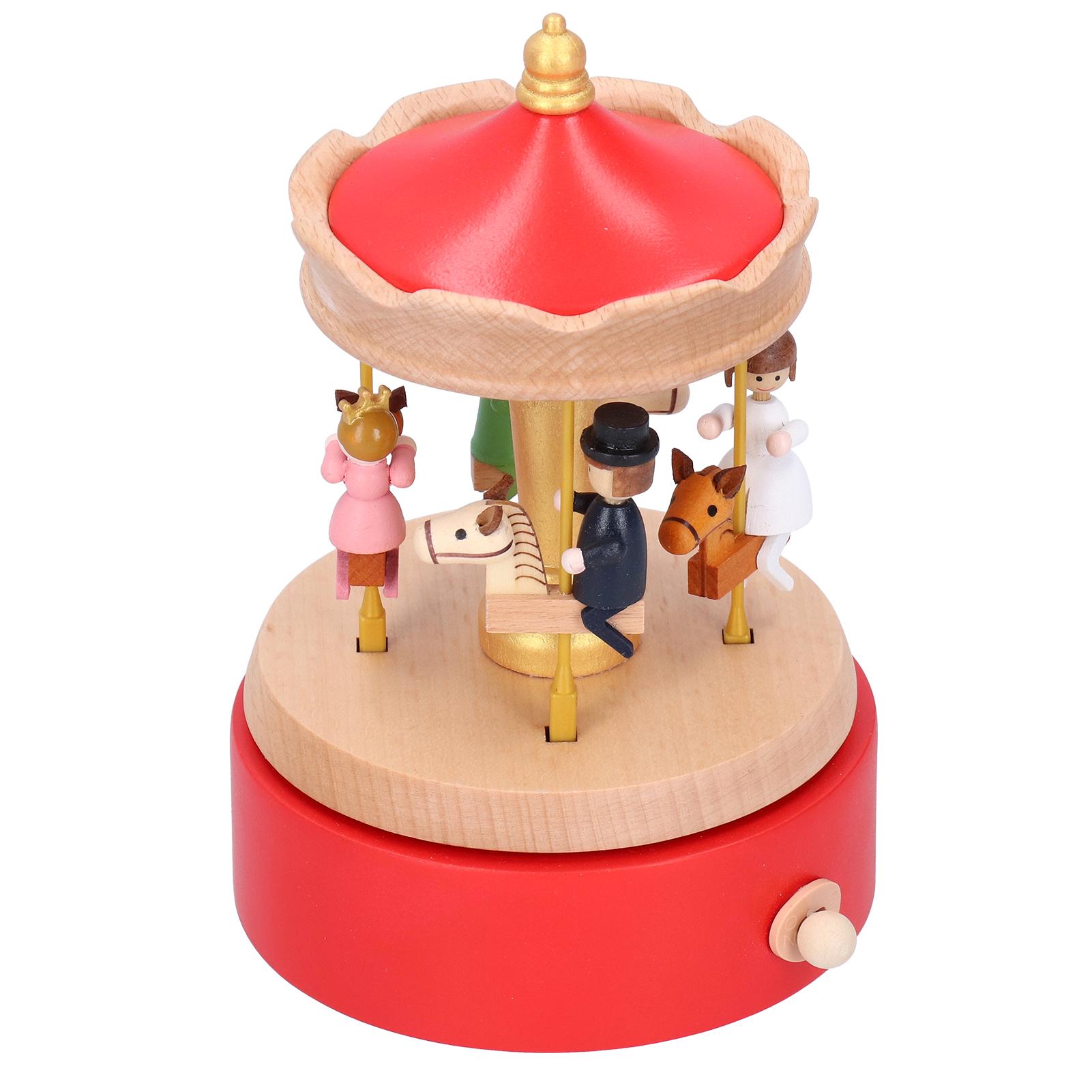 

Музыкальная шкатулка в европейском стиле деревянная музыкальная шкатулка в форме лошади художественное ремесло подарок на день рождения украшение